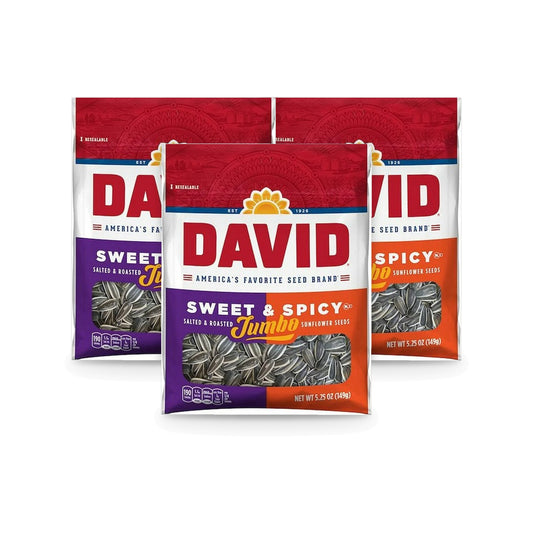 David Jumbo Sweet & Spicy Seeds 5.25oz 3-Pack