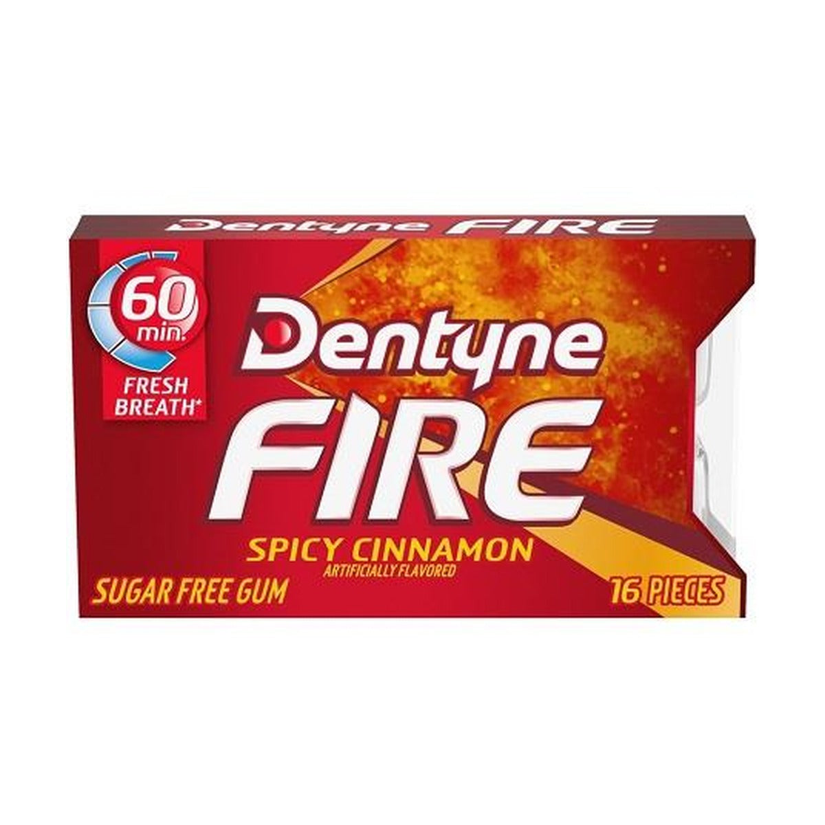 Dentyne Ice Fire Spicy Cinnamon Sugar-Free Gum 16-Piece Packs