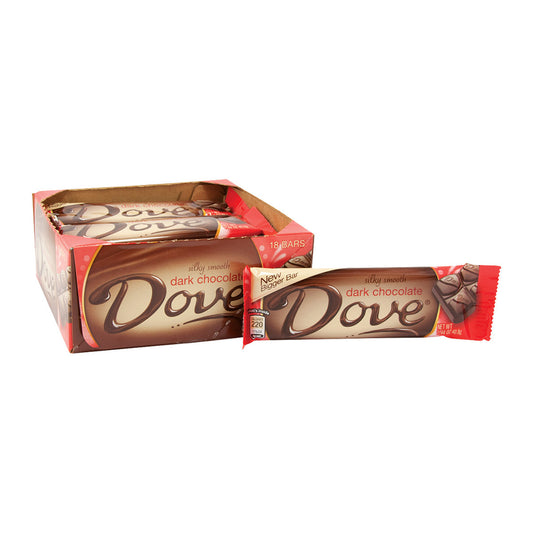 Dove Dark Chocolate Bar 1.44oz — Case of 18