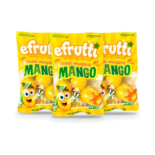 e.frutti 3D Fruit Ahhh-mazing Mango 2.6oz Peg Bag 3-pack