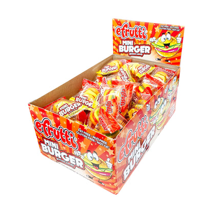 e.frutti Mini Burger Gummi 0.32oz 60ct Box box
