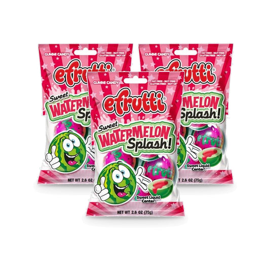 e.frutti Watermelon Splash 2.6oz Peg Bag 3-Pack