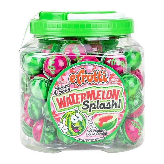 e.frutti Watermelon Splash Gummi Tub 85ct — full package