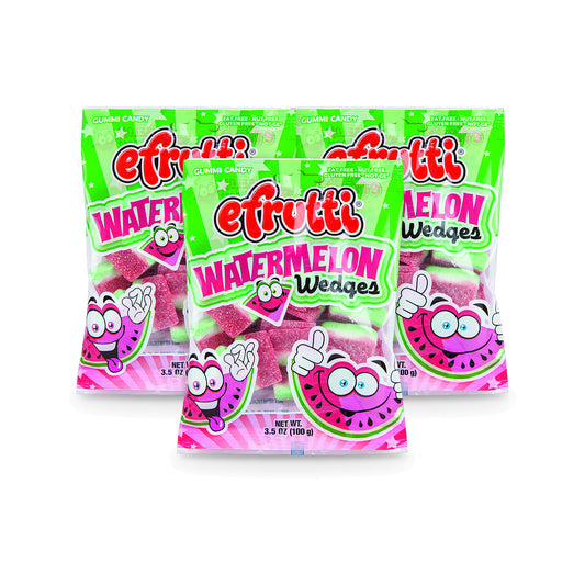 e.frutti Watermelon Wedges 3.5oz Peg Bag 3-Pack