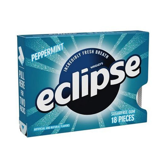 Eclipse Peppermint Sugar-Free Gum 18-Piece Packs