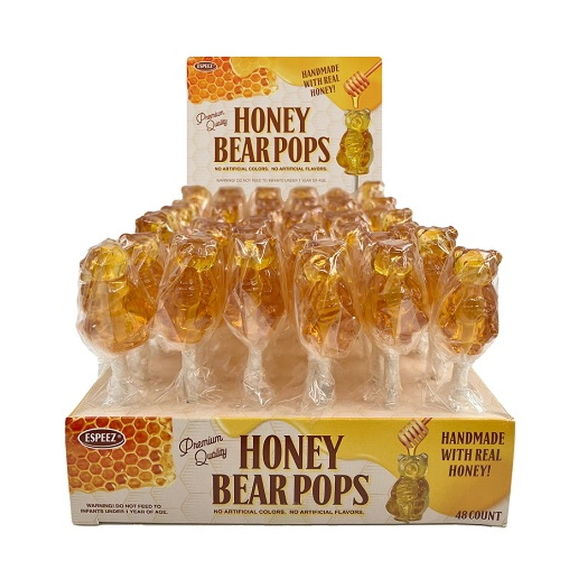 Espeez Honey Bear Pops 48ct