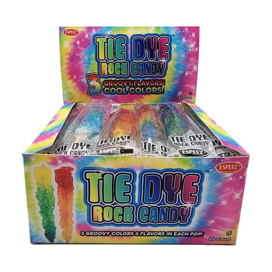 Espeez Tie Dye Rock Candy 24ct Display