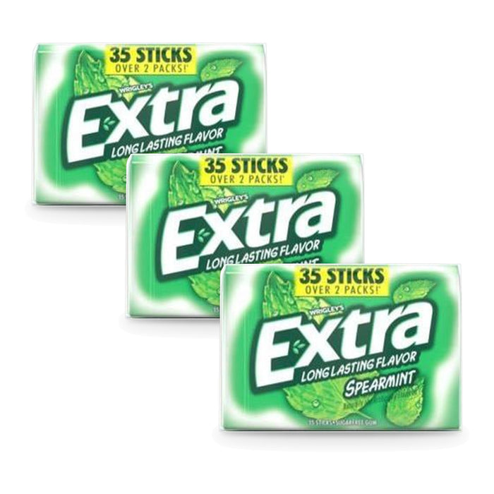 Extra Spearmint Sugar-Free Chewing Gum 35-Stick Packs