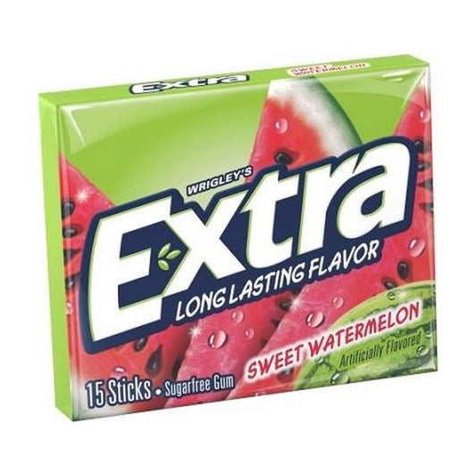 Extra Sweet Watermelon Sugar-Free Gum Party Packs 15-Stick