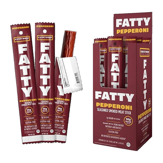 Fatty Meat Stick Pepperoni 2oz pack — full package