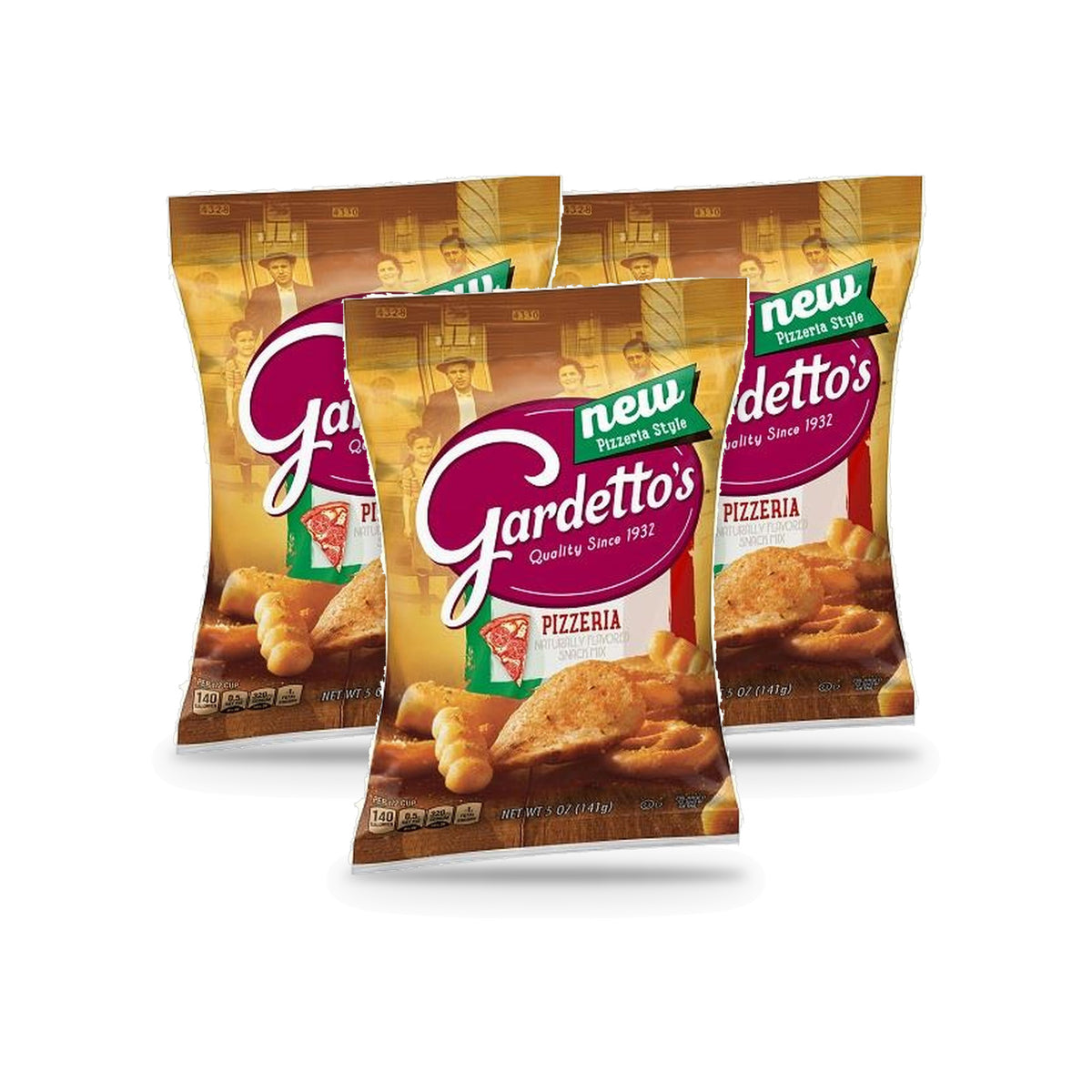 Gardetto's Pizzeria Recipe Snack Mix 5oz 3-Pack