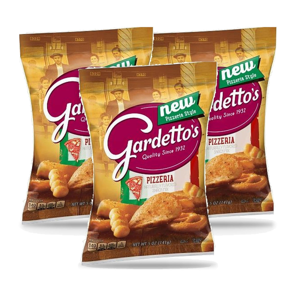 Gardetto's Pizzeria Recipe Snack Mix 5oz 3-Pack