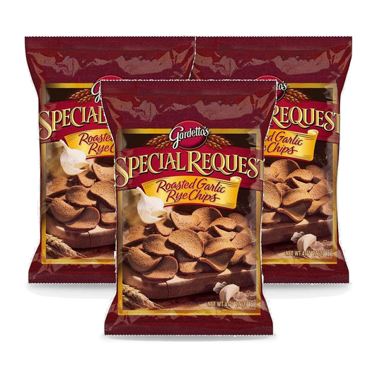 Gardetto's Roasted Garlic Rye Chips 4.75oz 3-Pack