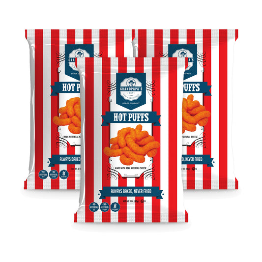 Grandpapa's Hot Puffs 3oz 3-Pack