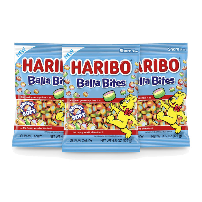 Haribo Balla Bites 4.5oz Peg Bag