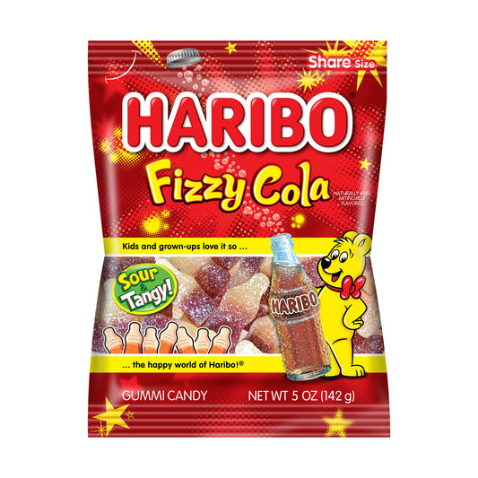 Haribo Fizzy Cola 5oz Peg Bag