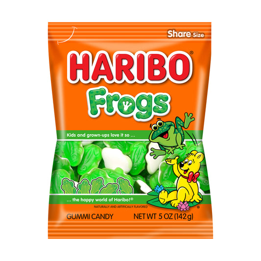 Haribo Frogs 5oz Peg Bag