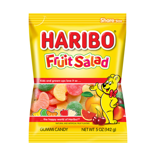 Haribo Fruit Salad 5oz Peg Bag