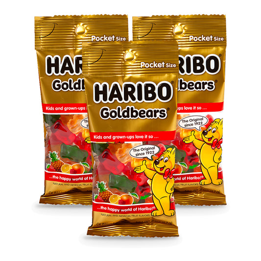 Haribo Goldbears 2oz Peg Bag 3-Pack