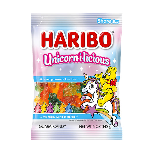 Haribo Unicorn-i-licious 5oz Peg Bag