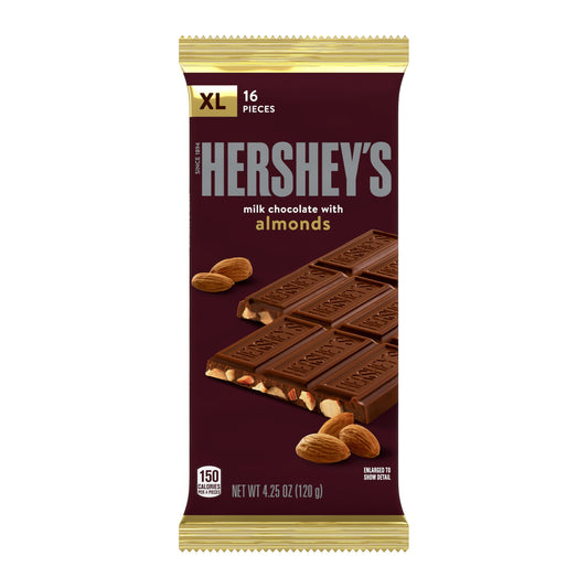 Hershey's Almond XL Bar 4.25oz pack — full package