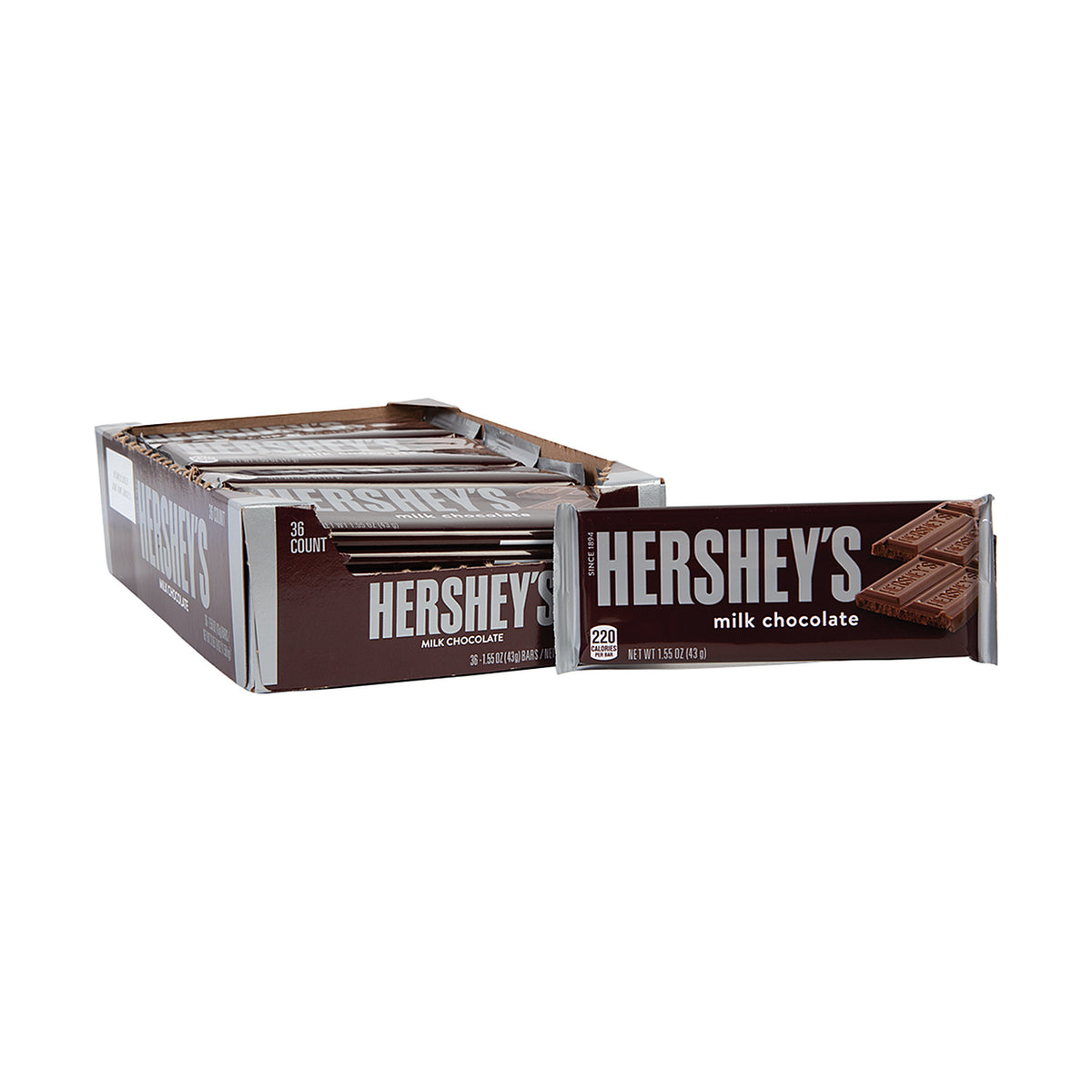 Hershey's Milk Chocolate Bar 1.55oz box
