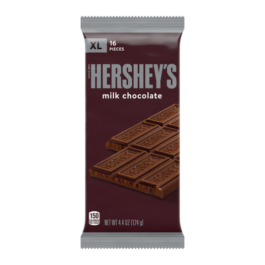 Hershey's Milk Chocolate XL Bar 4.4oz pack — full package