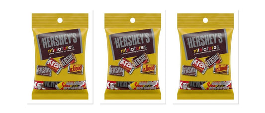 Hershey's Minis Peg Bag 4.8oz 3-Pack