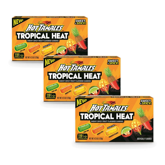 Hot Tamales Tropical Heat 4.25oz Theater Boxes 3-Pack
