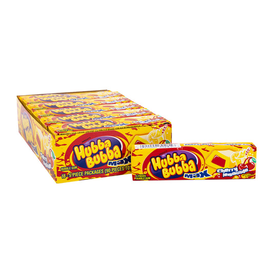 Hubba Bubba Cherry Lemonade Gum 18ct (5 Piece) — full package