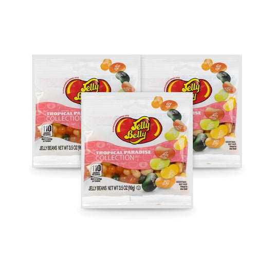 Jelly Belly Tropical Paradise 3.5oz Peg Bag 3-Pack