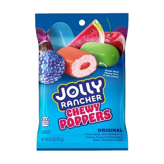 Jolly Rancher Chewy Poppers Original 6.2oz Peg Bags