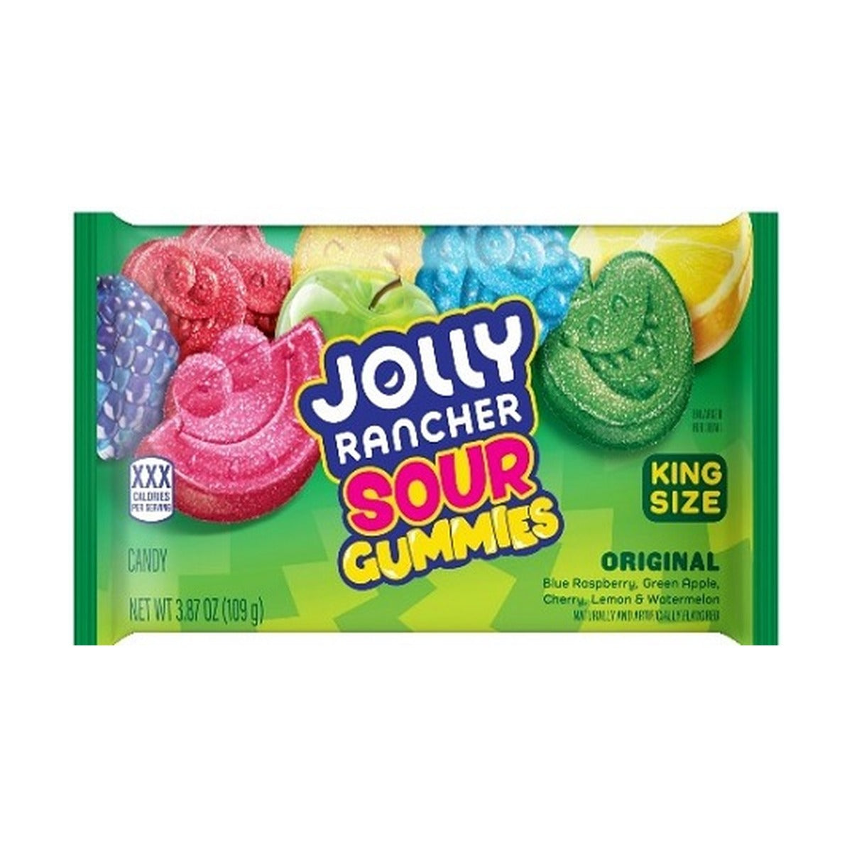 Jolly Rancher Sour Gummies King Size 3.87oz Bags