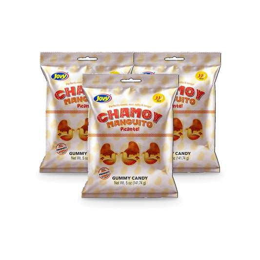 Jovy Chamoy Gummy Manguitos 5oz Peg Bag 3-Pack