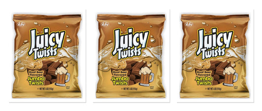 Juicy Twists Root Beer 4oz Peg Bag 3-Pack