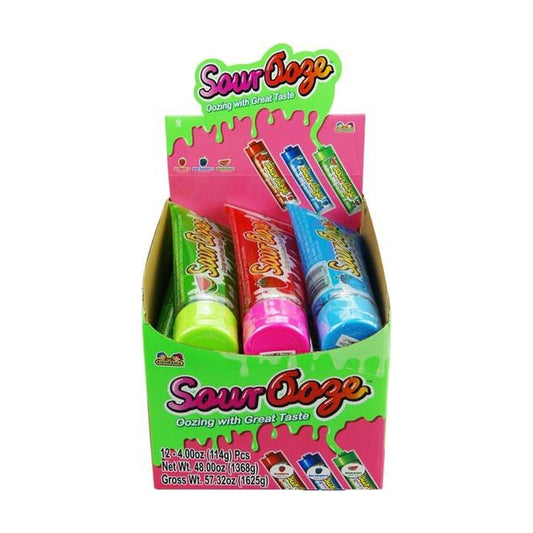 Kidsmania Sour Ooze Candy Tubes 4oz