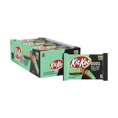 Kit Kat Duos Dark Chocolate Mint King 3oz box