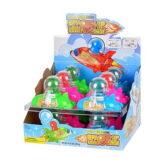 Koko's Pull-Back Spaceship Lollipop 0.53oz