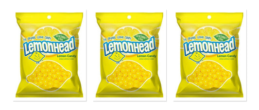 Lemonhead Peg Bag 4.5oz 3-Pack