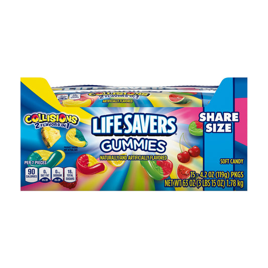 Life Savers Gummies Collisions Share Size 4.2oz box