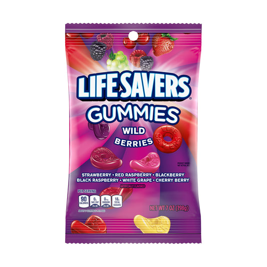 Life Savers Gummies Wild Berries 7oz Peg Bag