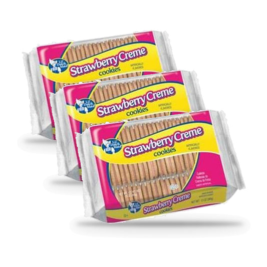 Lil' Dutch Maid Strawberry Creme Cookies 11.8oz 3-Pack