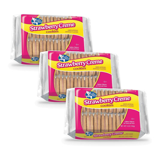 Lil' Dutch Maid Strawberry Creme Cookies 5oz 3-Pack