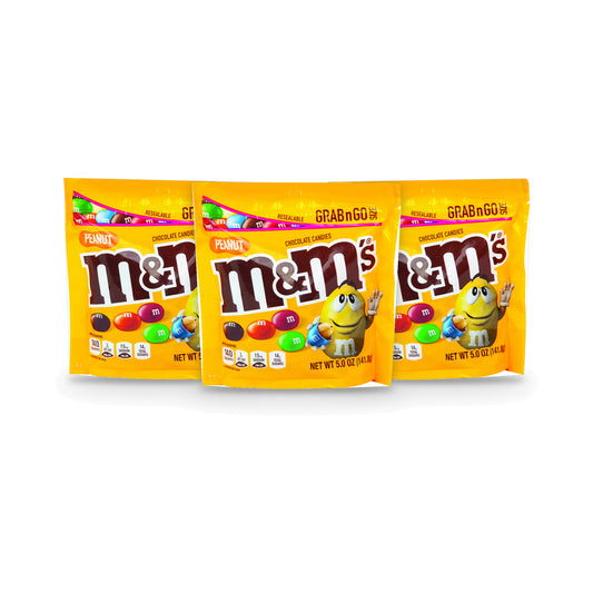 M&M's Peanut 5oz Pouch 3-pack