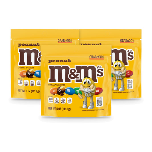 M&M's Peanut 5oz Pouch 3-pack