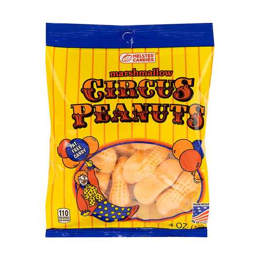 Melster Circus Peanuts Original Peg 4oz 10ct single