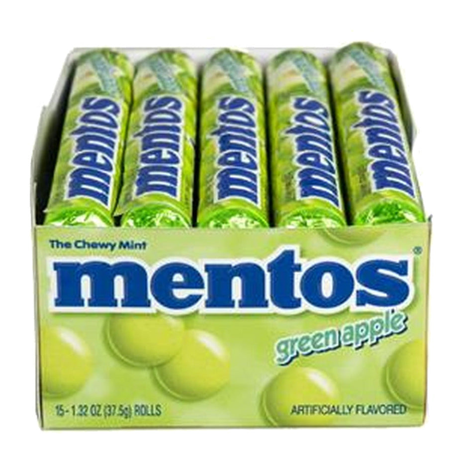 Mentos Green Apple Rolls 1.32oz — full package