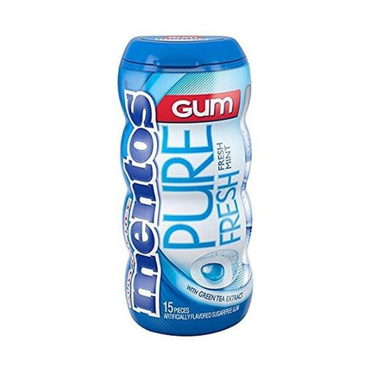 Mentos Pure Fresh Fresh Mint Sugar-Free Gum 15pc Bottles (1.06oz)