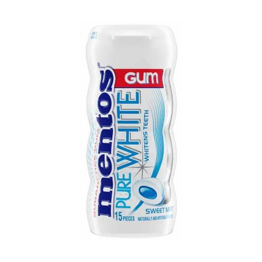 Mentos Pure Fresh Sweet Mint Sugar-Free Gum 15pc Bottles (1.06oz)
