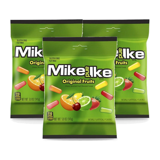 Mike and Ike Original 5oz Peg Bag 3-Pack